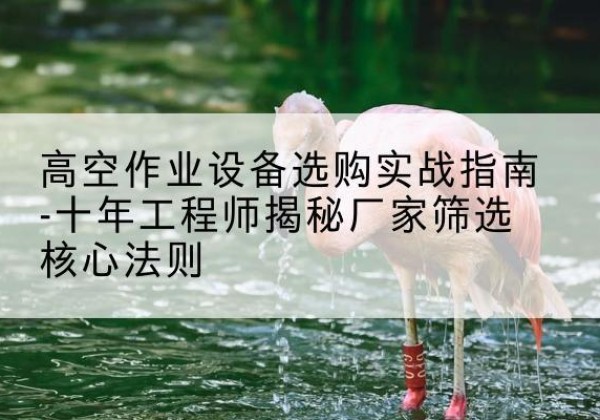 南票剪叉式升降机厂家-高空作业设备选购实战指南-十年工程师揭秘厂家筛选核心法则